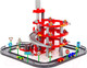 Миниатюра изображения товара Паркинг игрушечный Полесье 4-уровневый с дорогой и автомобилями / 44723 (красный, в коробке)