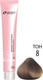 Миниатюра изображения товара Крем-краска для волос Sergio Professional Color&Blonde 8 (блондин)