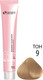 Миниатюра изображения товара Крем-краска для волос Sergio Professional Color&Blonde 9 (светлый блондин)