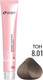 Миниатюра изображения товара Крем-краска для волос Sergio Professional Color&Blonde 8.01 (блондин легкий пепельный)