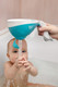 Миниатюра изображения товара Ковшик для купания Roxy-Kids Flipper RBS-004-M с лейкой (мятный)