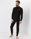 Миниатюра изображения товара Комплект термобелья Huntsman Thermoline ZIP Фактурный флис (р-р 46-48, черный)