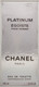 Миниатюра изображения товара Туалетная вода Chanel Egoiste Platinum (100мл)