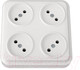 Миниатюра изображения товара Розетка Bylectrica Вариант РА16-0191 (белый)