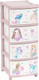 Миниатюра изображения товара Комод пластиковый Альтернатива Для девочек / М1240