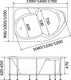 Миниатюра изображения товара Ванна акриловая 1Марка Diana 160x100 R