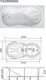 Миниатюра изображения товара Ванна акриловая 1Марка Taormina 180x90