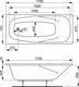 Миниатюра изображения товара Ванна акриловая VagnerPlast Aronia 170x75 / VPBA170ARN2X-04