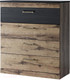 Миниатюра изображения товара Комод Anrex Jagger 4S (дуб монастырский/черный)