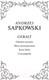 Миниатюра изображения товара Книга АСТ Геральт (Сапковский А.)