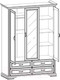Миниатюра изображения товара Шкаф Anrex Monako 3D4SZ (сосна винтаж/дуб анкона)