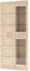 Миниатюра изображения товара Шкаф с витриной Anrex Oskar 2V2D (дуб санремо)