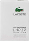 Миниатюра изображения товара Туалетная вода Lacoste Eau De Lacoste L.12.12 Blanc (50мл)