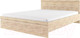 Миниатюра изображения товара Двуспальная кровать Anrex Oskar 160 с ПМ (дуб санремо)