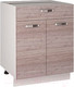 Миниатюра изображения товара Шкаф-стол кухонный Anrex Alesia 2D1S/60-F1 (серый/дуб анкона)