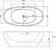 Миниатюра изображения товара Ванна акриловая Abber AB9207