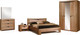 Миниатюра изображения товара Комплект мебели для спальни ФорестДекоГрупп Герда-3 (дуб крафт)