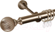 Миниатюра изображения товара Карниз для штор АС ФОРОС Grace D25Г составной + наконечники Орион (2.8м, антик)