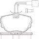 Миниатюра изображения товара Тормозные колодки AP 05P1079