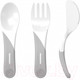 Миниатюра изображения товара Набор столовых приборов для кормления Twistshake Learn Cutlery 78207 (белый)