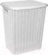 Миниатюра изображения товара Корзина для белья Violet Вязь / 204006 (40л, белый)