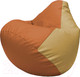 Миниатюра изображения товара Бескаркасное кресло Flagman Груша Макси XXL Г2.3-2013 (оранжевый/бежевый)