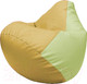 Миниатюра изображения товара Бескаркасное кресло Flagman Груша Макси XXL Г2.3-0804 (охра/светло-салатовый)