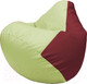 Миниатюра изображения товара Бескаркасное кресло Flagman Груша Макси XXL Г2.3-0421 (светло-салатовый/бордовый)