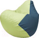 Миниатюра изображения товара Бескаркасное кресло Flagman Груша Макси XXL Г2.3-0403 (светло-салатовый/синий)