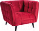 Миниатюра изображения товара Кресло мягкое Signal Castello Velvet 1 (Bluvel59 бордовый)