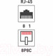Миниатюра изображения товара Розетка Rexant 8Р8С (Rj-45) / 06-0104-B