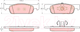 Миниатюра изображения товара Тормозные колодки TRW GDB2016
