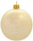 Миниатюра изображения товара Шар новогодний Orbital Шар 200-025-10 (8см, шампань/глиттер)