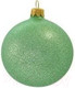 Миниатюра изображения товара Шар новогодний Orbital Шар 200-025-6 (8см, мята/глиттер)