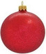 Миниатюра изображения товара Шар новогодний Orbital Шар 200-025-8 (8см, рубин/глиттер)