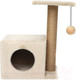 Миниатюра изображения товара Комплекс для кошек Cat House С боковой полкой 0.58 (джут бежевый)