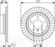 Миниатюра изображения товара Тормозной диск Bosch 0986479044