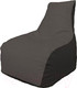 Миниатюра изображения товара Бескаркасное кресло Flagman Бумеранг Б1.3-35 (серый/черный)