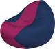 Миниатюра изображения товара Бескаркасное кресло Flagman Classic К2.1-120 (фуксия/темно-синий)