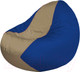Миниатюра изображения товара Бескаркасное кресло Flagman Classic К2.1-201 (темно-бежевый/синий)