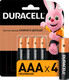 Миниатюра изображения товара Комплект батареек Duracell Basic LR03 (4шт)