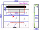 Миниатюра изображения товара Шкаф с зеркалом для ванной Aqwella Нео / Neo.04.08