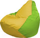 Миниатюра изображения товара Бескаркасное кресло Flagman Груша Медиум XL Г1.1-256 (жёлтый/салатовый)