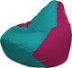 Миниатюра изображения товара Бескаркасное кресло Flagman Груша Медиум XL Г1.1-284 (бирюзовый/фуксия)