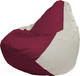 Миниатюра изображения товара Бескаркасное кресло Flagman Груша Медиум XL Г1.1-312 (бордовый/белый)