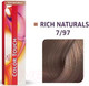 Миниатюра изображения товара Крем-краска для волос Wella Professionals Color Touch 7/97 (блонд сандре коричневый)