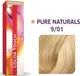 Миниатюра изображения товара Крем-краска для волос Wella Professionals Color Touch 9/01 (очень светлый блонд песочный)