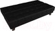Миниатюра изображения товара Диван Лига Диванов Винсент 182 (экокожа, черный)