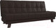 Миниатюра изображения товара Диван Лига Диванов Винсент (экокожа, коричневый)