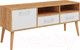 Миниатюра изображения товара Тумба ФорестДекоГрупп Сканди / ГН 028-08 (дуб крафт/белый)